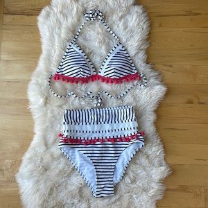 NWOT, high wasted bikini, size 4